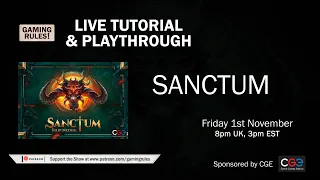 Sanctum - Tutorial and Playthrough video - Live!