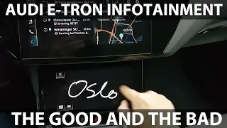 Playing around with Audi e-tron's infotainment system