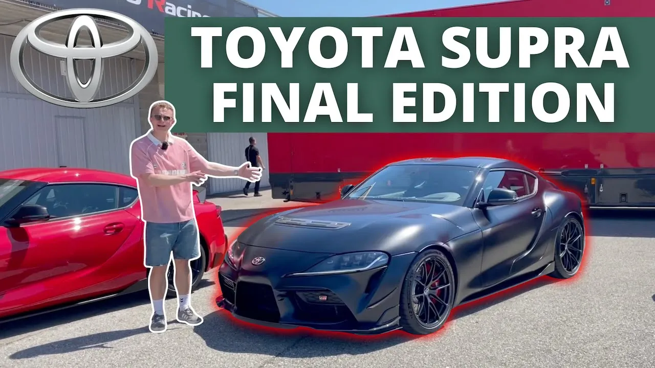 Kører ULTRA SJÆLDEN og DYR Toyota Supra på racerbane... Toyota Supra A90 Final Edition