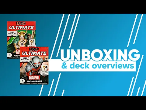 Marvel Uno Ultimate Loki, & Ant-Man Add-on Unboxing & Deck Overviews