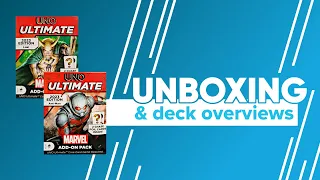 Marvel Uno Ultimate Loki, & Ant-Man Add-on Unboxing & Deck Overviews
