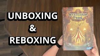 Mysterium Park - Board Game Unboxing & Reboxing - What's in the Box?