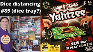 Dice Distancing 85 World Series of Yahtzee how far do dice roll do you need a dice tray? AmassGames