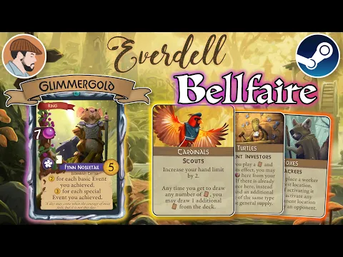 Everdell Glimmergold & Bellfaire | How to Play, Review, and Full Playthrough | Steam