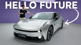 NEW XPENG P7 First Look: Smart, Sexy, AI EV from the FUTURE