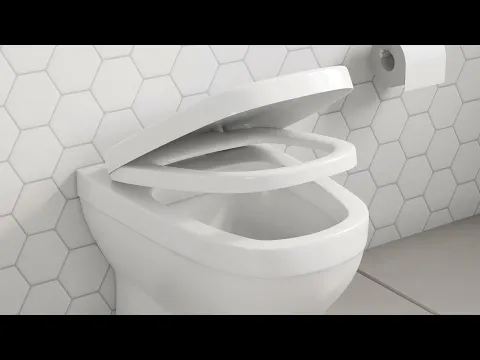 Assento Sanitário Smart Termofixo Cinza Matte Fechamento Suave Celite