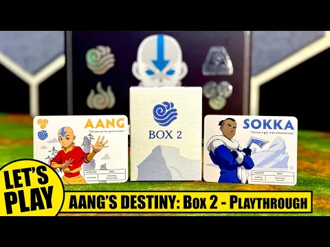 AVATAR the LAST AIRBENDER: AANG's DESTINY Deck Building Game Playthrough Box 2 | The OP