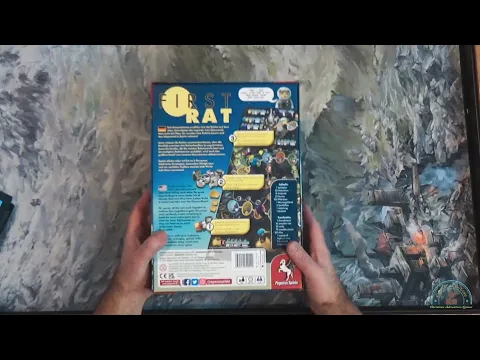 Unboxing First Rat by Pegasus Spiele