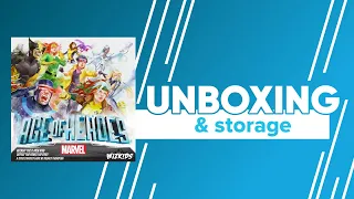 Marvel Age of Heroes Unboxing & Reboxing | @wizkidsgames