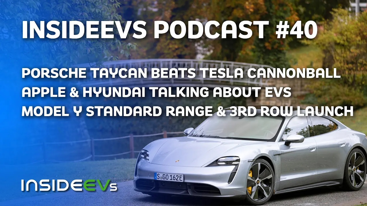 Taycan Beats Tesla Cannonball, Apple Taps Hyundai for EV and Model Y Standard Range & 3rd Row Launch