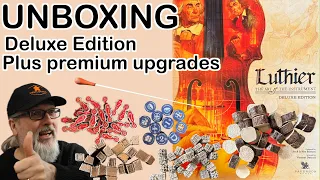 Luthier Board Game Unboxing | Deluxe Edition plus Premium Upgrades | Paverson Games