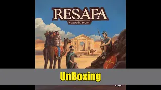 Resafa Unboxing ️ Exploring This Beautiful Historical Strategy Board Game!