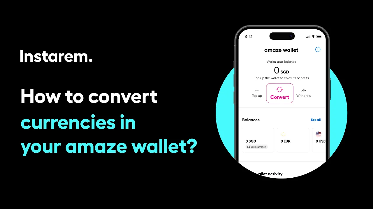 Converting currencies in amaze wallet: Video guide