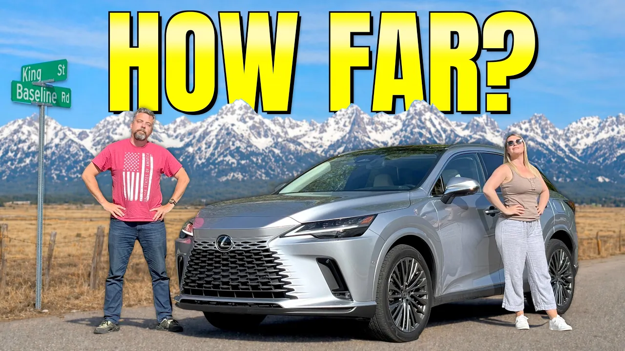 How Far Can the 2026 Lexus RX 450h+ Make It on a Single Charge? | Baseline Challenge Ep. 2