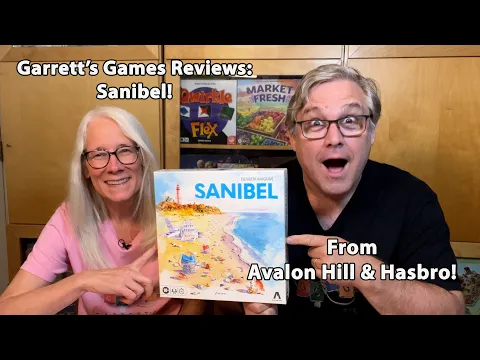 Wandering the Beach and Picking Up Shells! Garrett's Games Reviews Sanibel from Avalon Hill/Hasbro