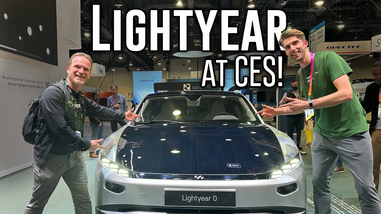 Lightyear 0 Solar EV at CES 2023! And Lightyear 2 details!