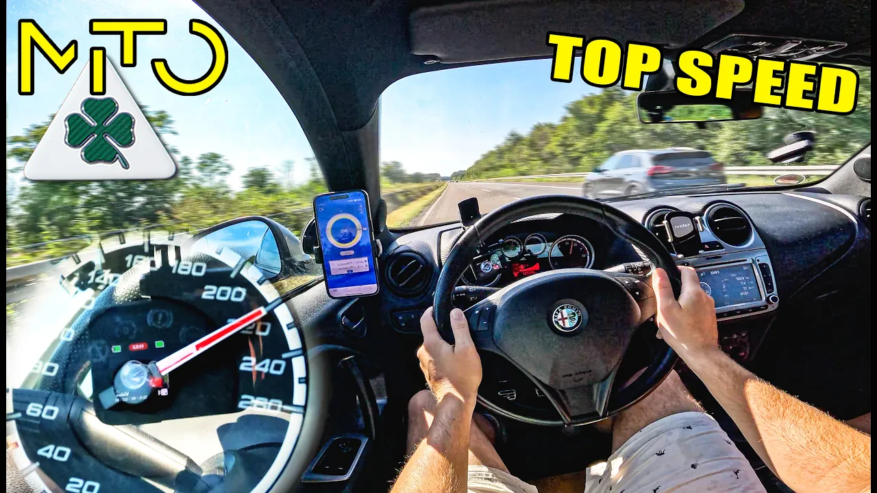Alfa Romeo MiTo QV is SMALL, LIGHT & FAST? on Autobahn