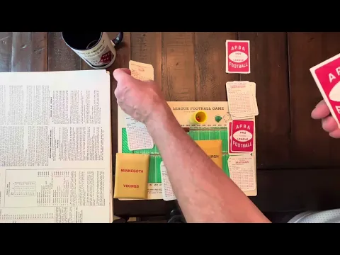 A few minutes of APBA Pro League Football: Demo and history of the classic game (Super Bowl 9)