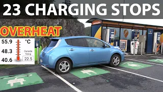 Nissan Leaf 24 kWh 1000 km challenge part 2