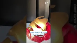 Guy builds Iron Man mask for his cat! 😍