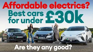 Sub-£30k electric car shoot-out: MG4 vs Nissan LEAF vs MINI Electric ? Electrifying