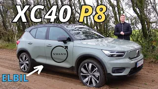 ENDELIG er der kommet STRØM til Volvo! Volvo XC40 P8 Recharge TEST