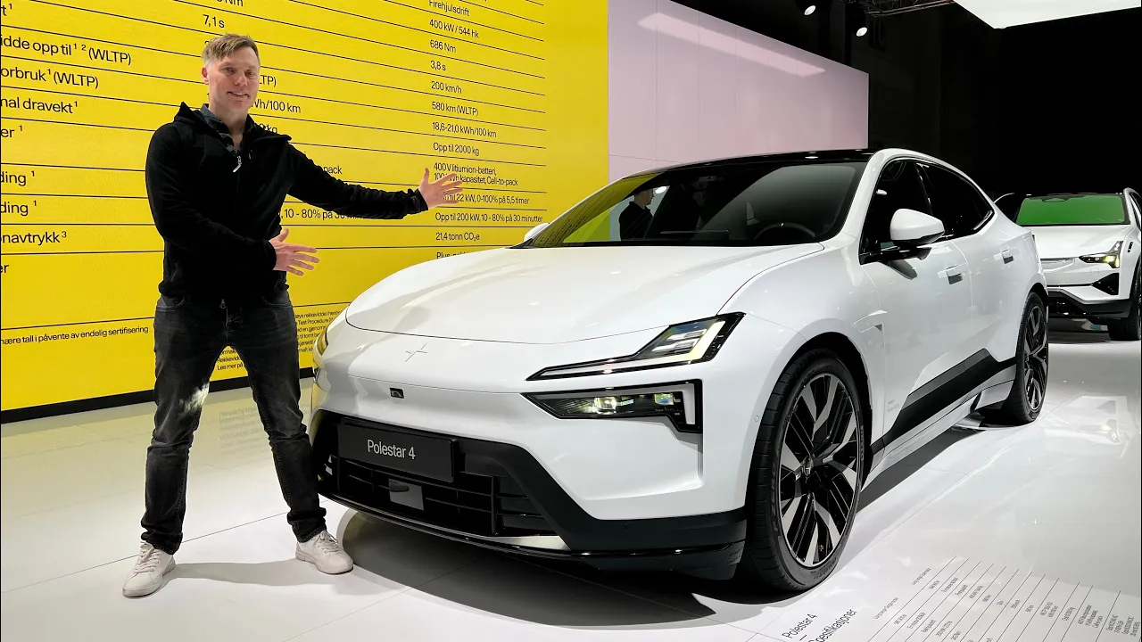 Norges-premiere! Polestar 4 - sniktitt og intervju med produktsjef Ola Aldensjö