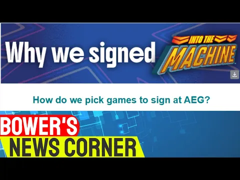 Why We Signed Into The Machine. Bower Rides The News. A+ Press Release from AEG