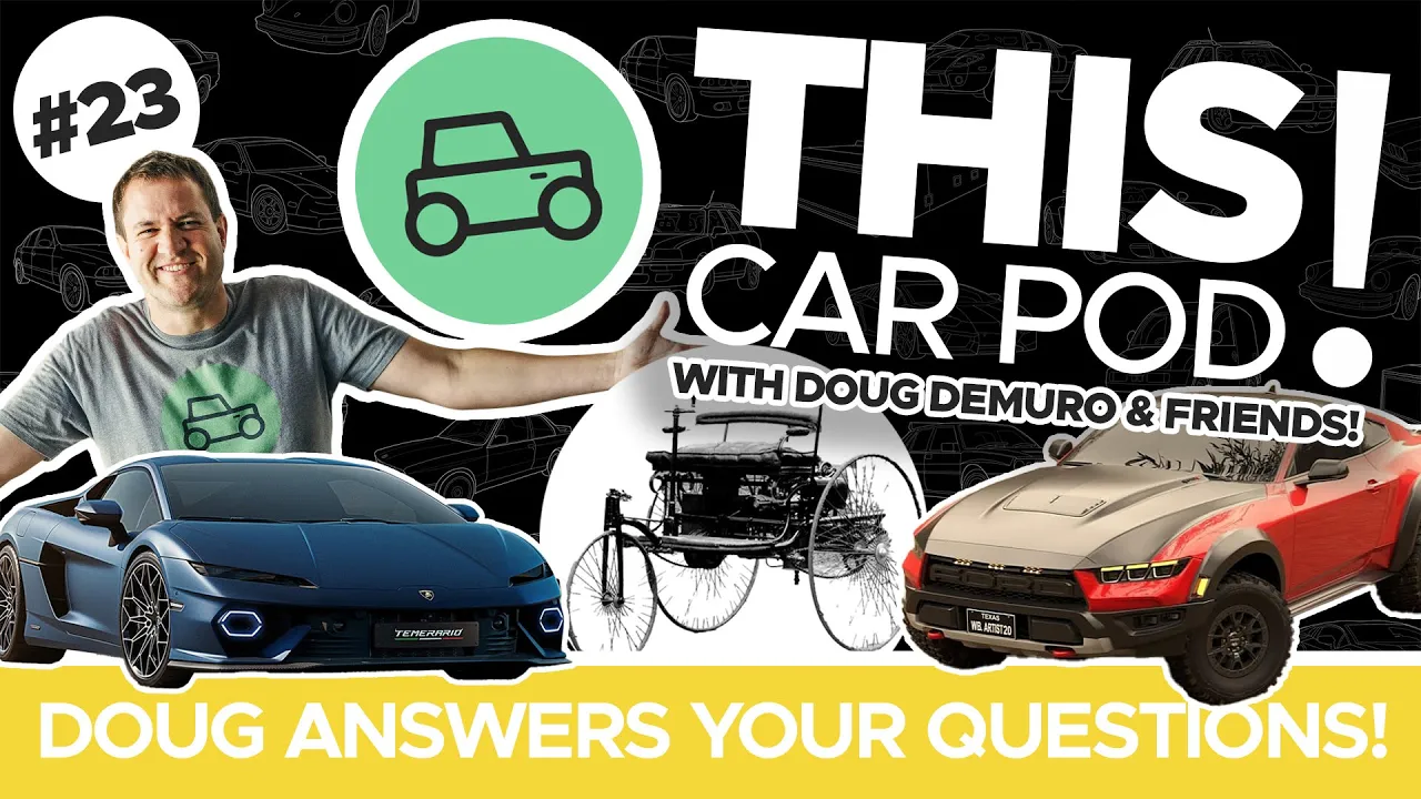 Wild Off-Road Mustang Coming? Doug's Favorite Movie Cars, and Car Week Recap! THISCARPOD! EP23