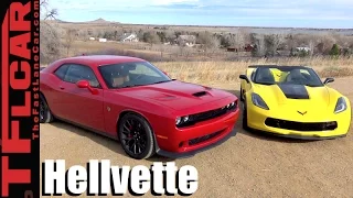 2017 Chevy Corvette Grand Sport vs Dodge Challenger Hellcat Mashup Review: Which One To Buy?