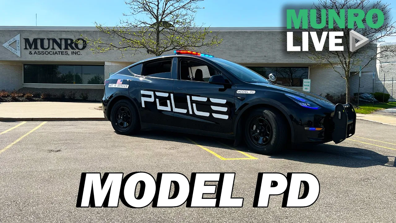 Tesla Model Y Police Car - Model PD