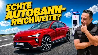 Volvo EX60 P6 | Die Autobahn-Wahrheit. So weit kommt er, so schnell lädt er!