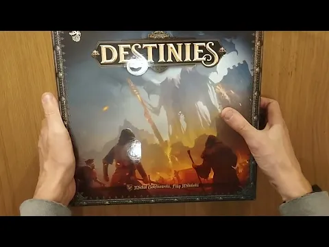 Destinies #unboxing #boardgame #tabletop AmassGames #tabletop #boardgaming #boardgameplayer