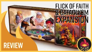 Flick of Faith & Cataclysm Expansion Review by Board Game BBQ