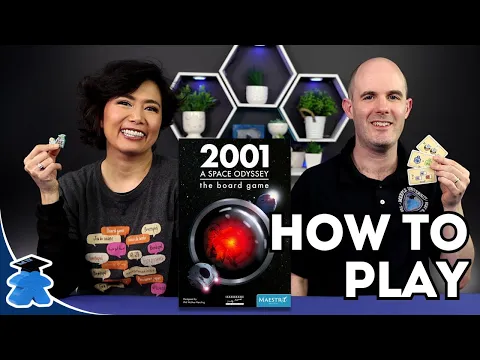 2001 A Space Odyssey The Board Game - How to Play. Complete, Concise, Clear Board Game Tutorial