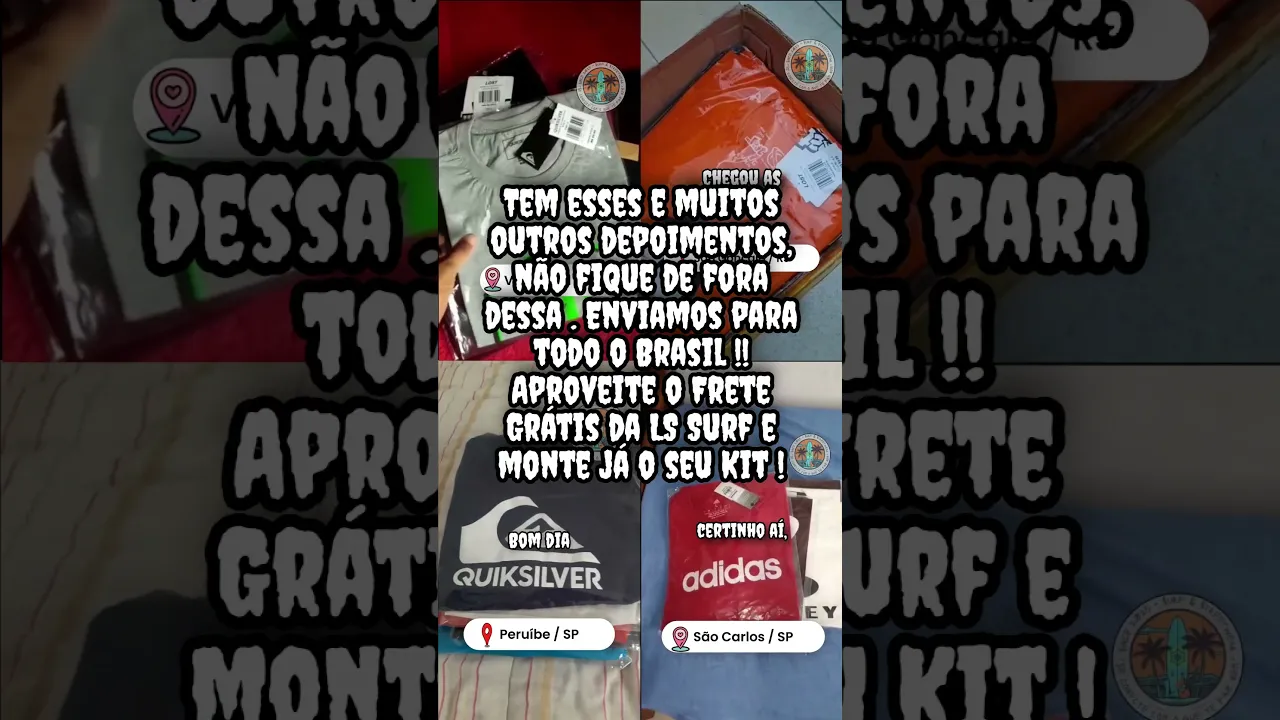 Vídeo de Loja de Roupas de Surf e Skate Masculino | Bermuda, Camiseta e Acessórios - LShop Surf