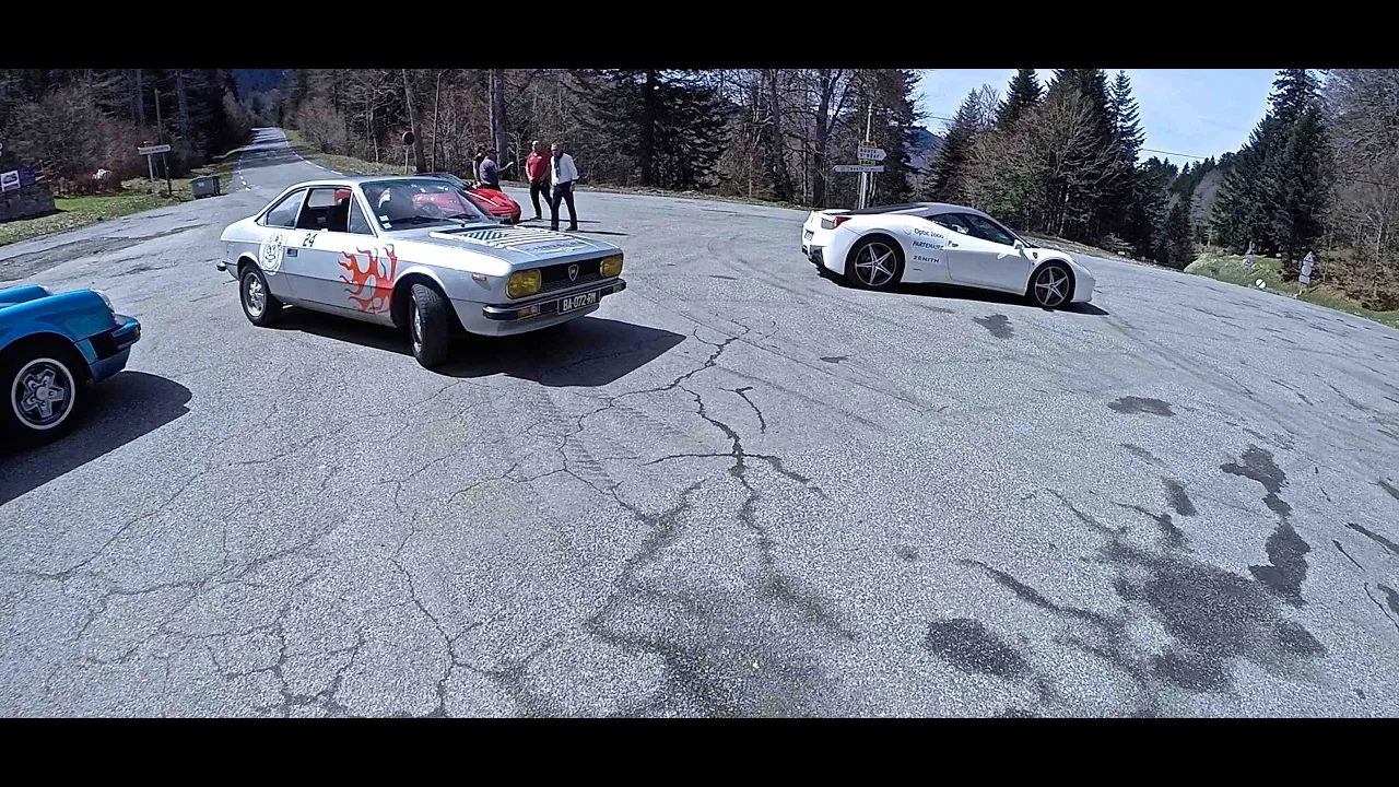 Lancia Beta coupé 2000 de 1977 (15/20) : à l'assaut du col de Menté pour le Touaroto 2015