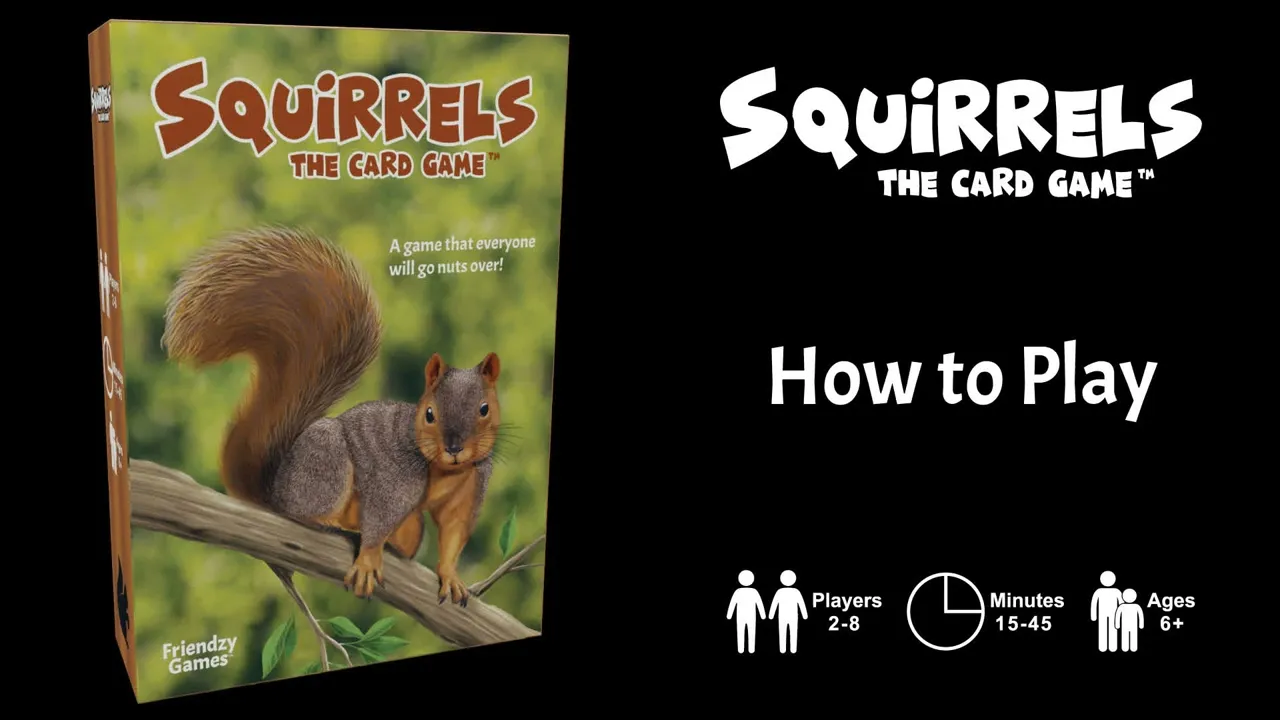 Squirrels The Card Game How to Play Video