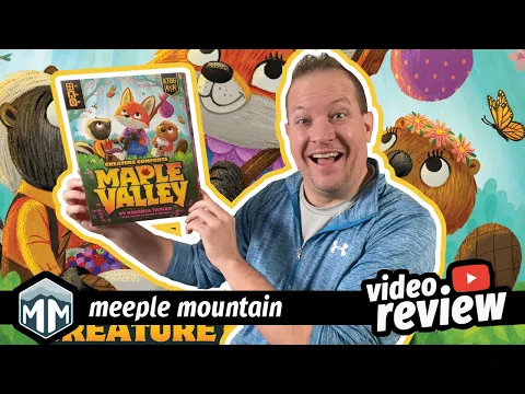 Critter Friends - Maple Valley Preview & How to Play - Boardgame Brody
