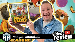 Critter Friends - Maple Valley Preview & How to Play - Boardgame Brody