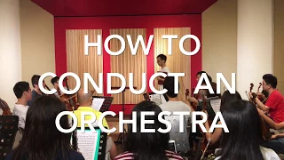 How to Conduct an Orchestra