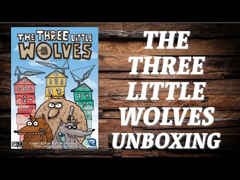 The Three Little Wolves unboxing, from @taiwanboardgamedesign2821