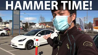 Touchless delivery of Tesla Model 3 Standard Range Plus