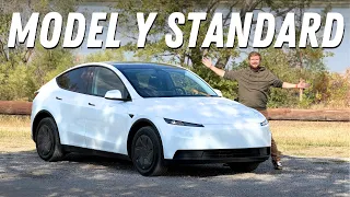 Tesla Model Y Standard Full Tour & First Drive! Stripped Out & Too Expensive