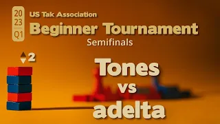Tones vs adelta - 2023 Q1 Beginner Tak Tournament Semifinals - Game 2 - Live Commentary