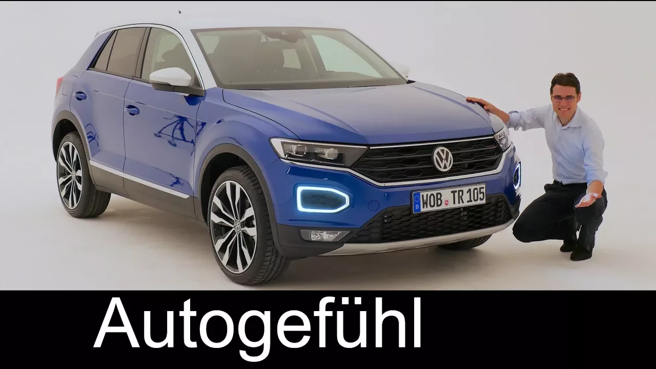 VW T-Roc REVIEW Exterior/Interior all-new Volkswagen compact SUV neu - Autogefühl