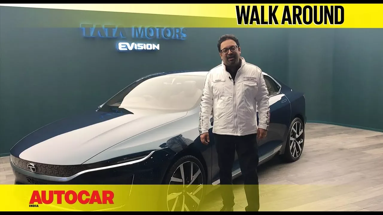 Tata EVision Concept Walkaround With Pratap Bose | Geneva Motor Show 2018 | Autocar India