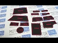 Видео Комплект ковриков панели приборов и консоли PRIORA для Лада Приора 2