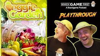 Veggie Garden playthrough by Which Game First: A Board Game Podcast