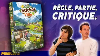 COZY STICKER VILLE - La règle, la partie (Spoil) , la critique ! Je ne veux plus jouer qu'à ça !